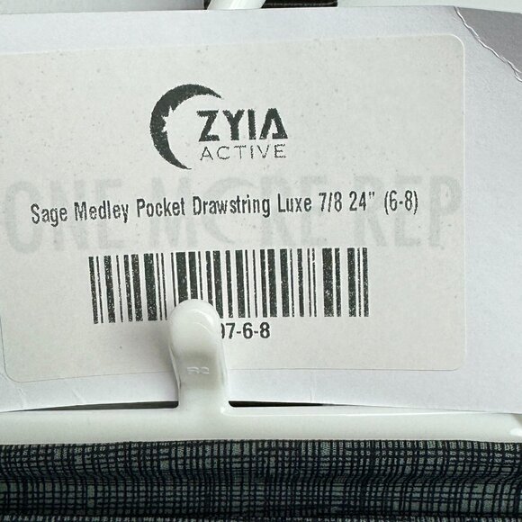 NWT - Sage Medley Luze Drawstring Pocket Leggings - Size 6-8 - Picture 3 of 8